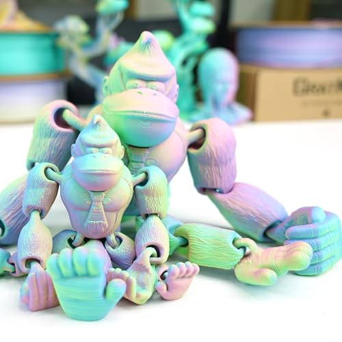 Image of Gratkit Matte Tri-Color PLA Filament,Coextrusion Filament 1.75mm, + /-0.03mm, 6 * 1KG /Roll, Matte PLA 6KG Bundle