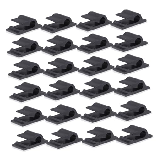 Clips Adhesivos para Cables 50 piezas Nylon Negro 94V-2 con Doble Cinta Adhesiva, Pegatinas Esponjosas, para Cables y Redes, Uso en Techo o Hogar miniatura 6