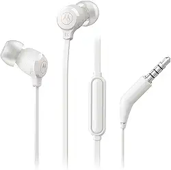 Motorola, Earbuds 3-S, Fone de Ouvido com Microfone, Branco
