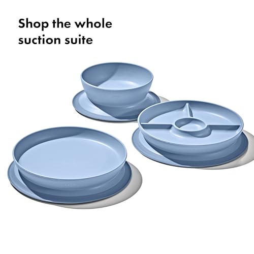 OXO Tot Stick and Stay Suction Divided Plate (Dusk) — view 5