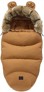 Pram Footmuffs Universal Pushchair Footmuff Winter Warm Baby Sleeping Bag Outdoor Waterproof and Windproof, Suitable for Pushchairs, Strollers, Prams, Buggy, Baby Bed