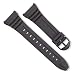 Produktbild leanBonnie Uhrenarmband, Silikon, Edelstahl, mit Dornschließe, für Casio W-96H, Sport, Männer und Frauen, Armband  Schwarz