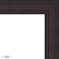 Vista 2 de Poster Palooza 30x25 Traditional Mahogany Complete Wood Picture Frame with UV Acrylic Plexiglass, Foam Board Backing & Hardware Included