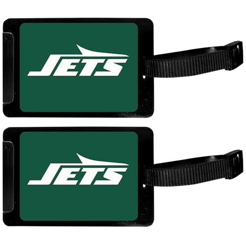 Siskiyou NFL New York Jets Luggage Tag, 2 pk, Black