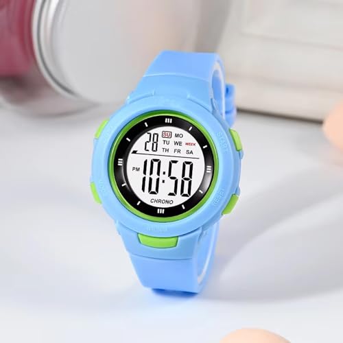 Image of ON TIME OCTUS Digital Watch for Kids Unisex Multi-Functional Waterproof Sports Watch for Boys and Girls Between 4 to 13 Years of Age