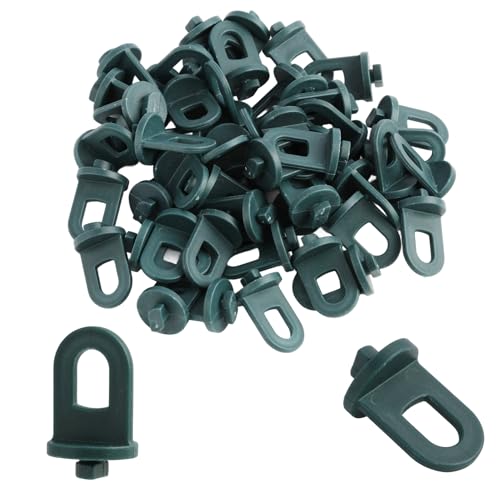 50 PCS Gewächshausclips mit hoher Tragkraft, Pflanzenklammern und Klemmschelle zur sicheren Befestigung in Schienensystemen, Gewächshausclips für Pflanzen, Haken, Zubehör und Rankhilfen 50 PCS Gewächshausclips mit hoher Tragkraft, Pflanzenklammern und Klemmschelle zur sicheren Befestigung in Schienensystemen, Gewächshausclips für Pflanzen, Haken, Zubehör und Rankhilfen