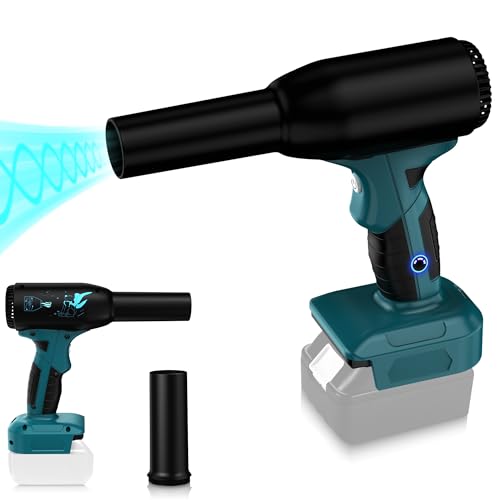 Mini soplador Jet Dry, ventilador de chorro de 3 velocidades de viento ajustables para batería de iones de litio de 18 V Makita, mini ventilador de aire comprimido, soplador de chorro inalámbrico para