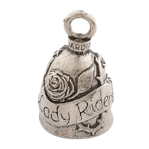 Image of Guardian Bell Good Luck Bell w /Keyring & Black Velvet Bag | Motorcycle Bell | Lead-Free Pewter | Made in USA