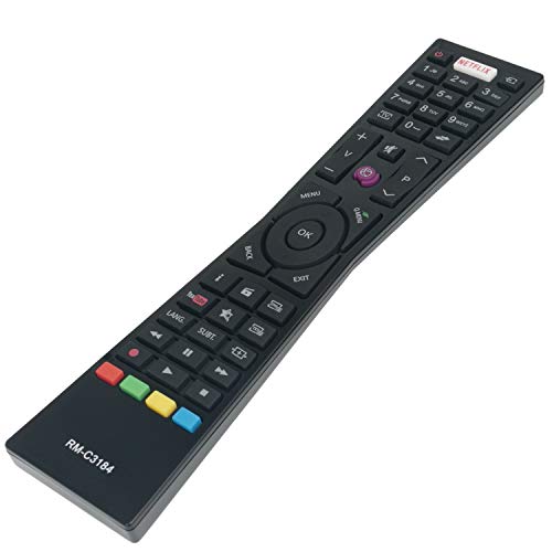 VINABTY RM-C3184 Replacement Remote Control fit for JVC TV LT-32VH52K LT-39VF52J LT-43VF52J LT-55V93JU LT-24VH52J LT-32VF52J LT-32VH53I LT-49VU72K LT-49VU800 LT-55V72AU LT-55V73AU LT-55VU800 - Image 2