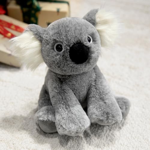 Image of Ditucu Koala Stuffed Animal 8 inch Cute Realistic Plush Toys Ultra Soft Plushies Gifts for Kids Grey