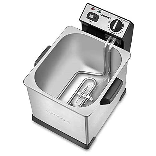 Cuisinart Cdf-170P1 3.4 Quart Deep Fryer Stainless Steel Bundle With 1 Yr Cps Enhanced Protection Pack #TOP3