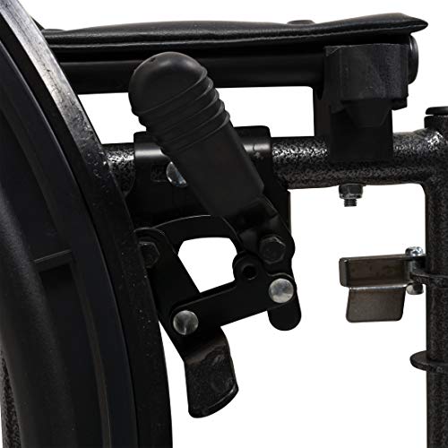 Probasics Lightweight Wheelchair For Adults - Flip Back Height Adjustable Desk Arms With Elevating Leg Rest - 18" X 16" Seat #TOP6