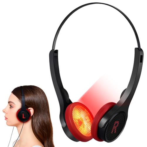 Pursio Ear Red Light Therapy, 650nm/850nm/940nm Infrared...