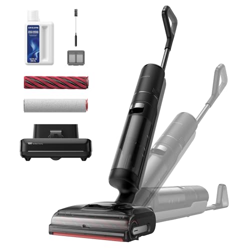 DREAME H15 Pro CarpetFlex Cordless Vacuum Mop, Wet Dry Vacuum Cleaner with Dual Brushes for Hard Floors & Carpet, Tangle-Free Hair-Cutting, 23kPa Suction, 180° Lie-Flat, 194°F Fast Drying by DREAME - Used condition - CA$547.16