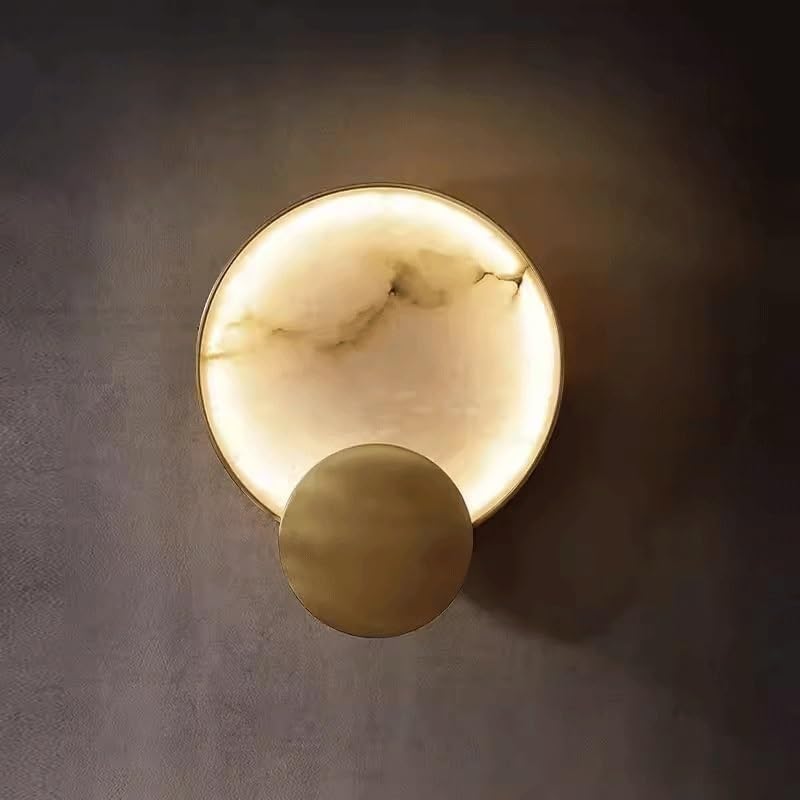 Applique murale LED marbre cuivre luminaire rétro salle de bain miroir salon