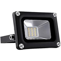 Bikuer Foco LED de 10 W, luz blanca cálida, 1000 lm, superbrillante, 220 V, IP65, resistente al agua, 3000 K, luz diurna, ideal para exteriores