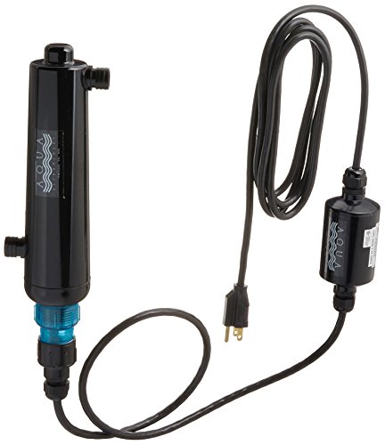 advantage ultraviolet sterilizer - Aqua Ultraviolet Advantage 8-watt UV Sterilizer Inline for Aquarium, Black