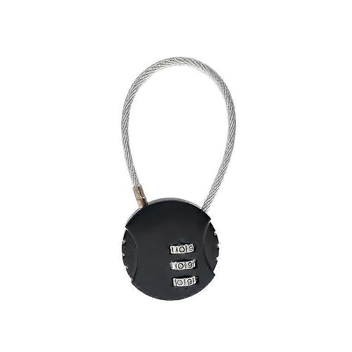 Joyhappst Image Color Combination Lock, 3 Digit Combination Padlock Code Lock With Wire Rope Waterproof Padlock Cable Locks Cable Luggage 2 Pcs