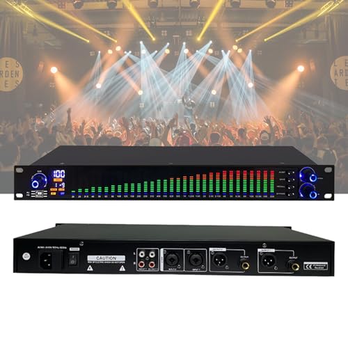Ecualizador Gráfico Estéreo Digital Profesional de 31 Bandas para DJ, KTV y Escenario, Controlador de Efectos con Procesador DSP (Modelo: EQ-777S) miniatura 1
