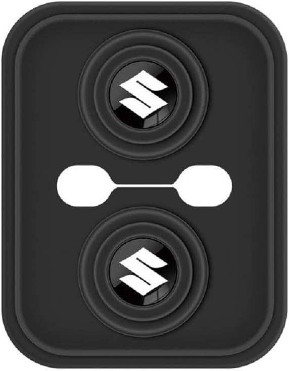 4Pcs Car Door Lock Protective Covers for Suzuki Ignis 3 (III) MF I 2016-2024, Silent Shock Pads Silicone Anti-Collision Car Accessories