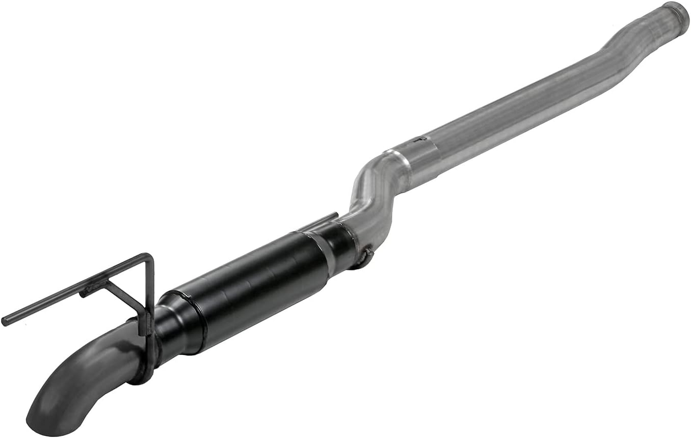 Flowmaster 817958 Outlaw Extreme High Clearance Cat-Back Exhaust Kit 3 Inch 409 Stainless Steel Black Single Dump Style Turndown Compatible with 2020-2024 Jeep Gladiator JT 3.6L V6