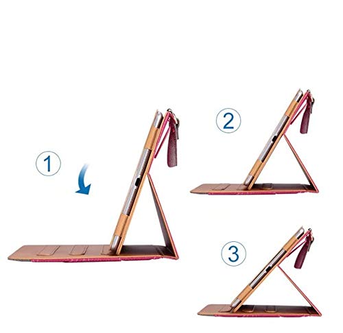 Canvas Handbag Magnetic Flip Smart Pouch Stand Case Cover Auto Sleep/Wake,Multiple Viewing Angles For Ipad 2 3 4 (A1460 A1459 A1458 A1416 A1430 A1403 A1395 A1397 A1396) - Black #TOP4