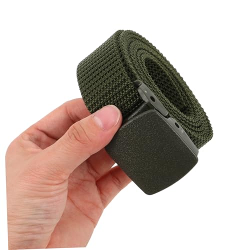 4pcs Nylon Web Belt for Men Adjustable No Design Hiking Waistband for Outdoor Adventure Durable and Stylish Outdoor Training Gear Extended for Comfort4