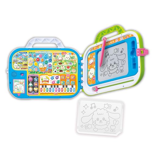 ジョイパレット(JOYPALETTE) ワンワンとぽぅぽ NEW! クイズにおえかき! ミュージック! タッチでおしゃべりレッスンバックのサムネイル