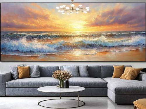 Diamond Painting Adulte Grand Format XXL Anti Stress Toile Sans Pli
