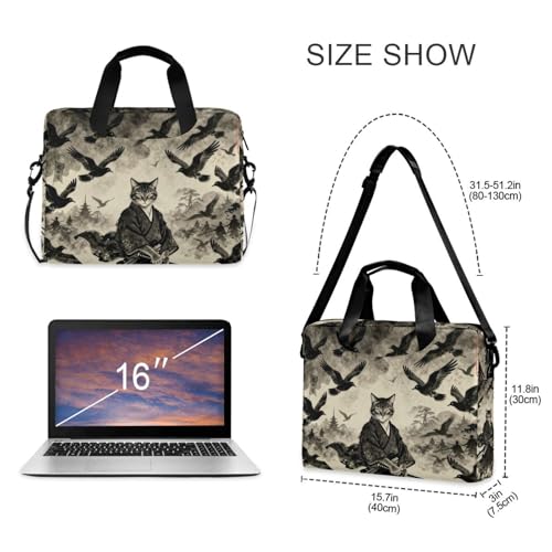 Funda para portátil con asa y correa 15.6 pulg miniatura 5