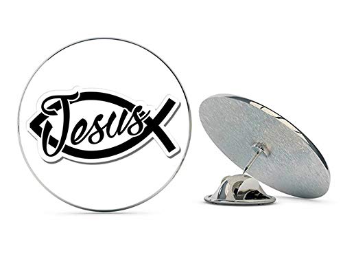 Jesus Christian Fish Believe Metal 0.75