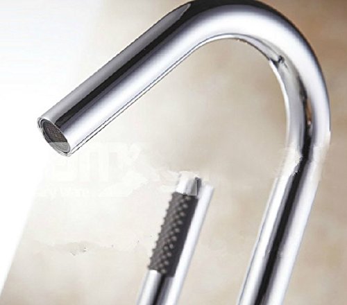 Robinet de baignoire sur sol finition chrome d'exception Gowe - 2