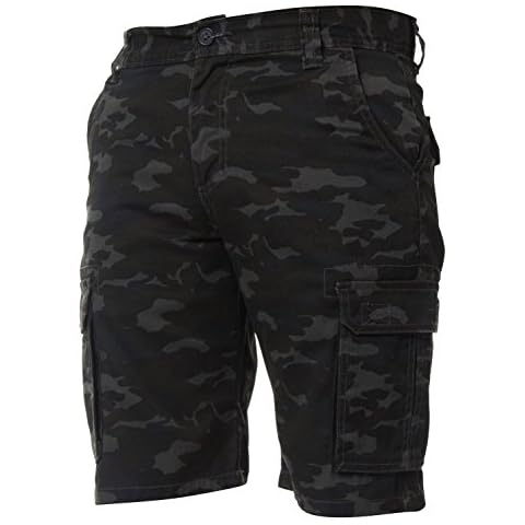 KZS116 Ze Enzo Cargo Camo Shorts Cover