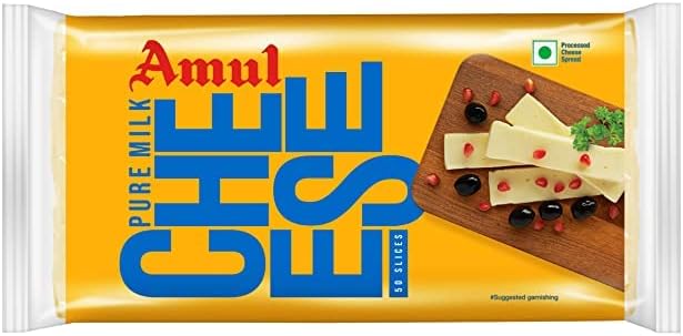 Amul Process Cheese Slice, 750Gm. - Inclusive Delivery & Service Charges(Pack of 1)