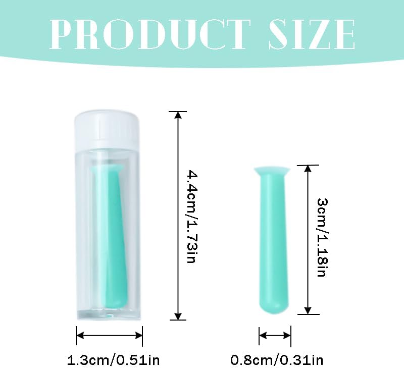 Miniatura 2 de 15 piezas de herramienta de extracción de lentes de contacto para lentes esclerales RGP, removedor de contacto con ojos duros, émbolo de ventosa,