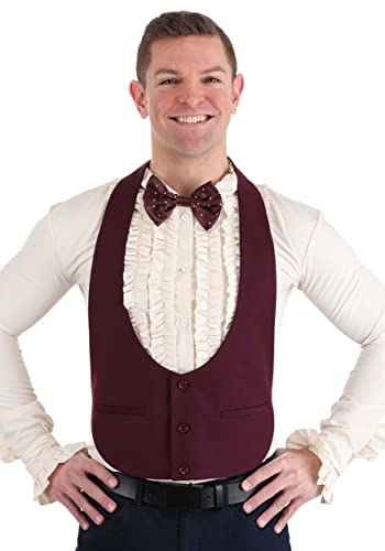 Beetlejuice Wedding Suit Blazer for Men | Adult Burgundy Suit Jacket, Pants, Vest, Shirt and Bowtie