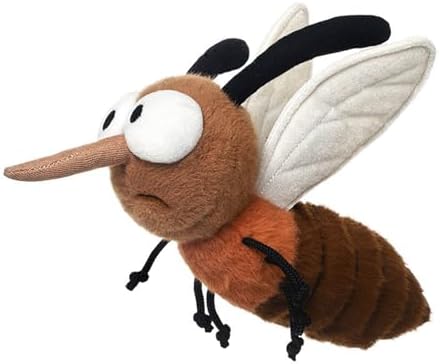 Herfair Mücken Kuscheltier Klein Insekten Plüschtier Mücken Puppen Stofftier Plushie Lustige Geschenke für Mädchen und Jungen