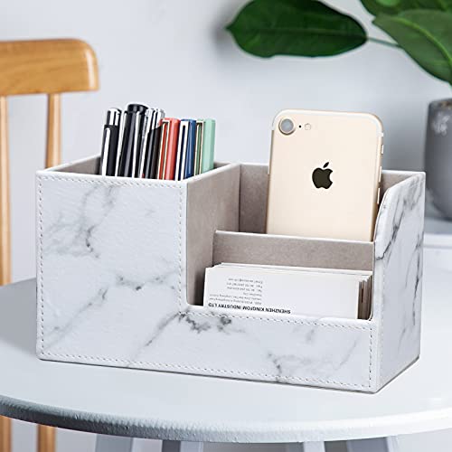 KINGFOM Portapenne Organizer da scrivania in Pelle...