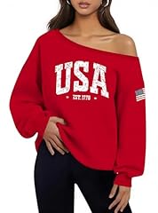 Red Usa Print