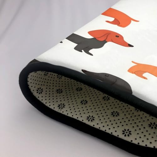 Tapis doux antidérapant teckel pour sécuriser et réchauffer votre sol - 7