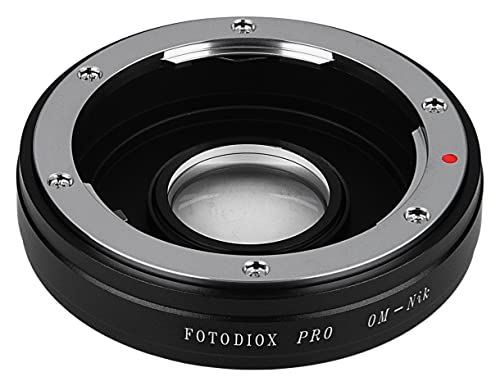 Image of Fotodiox Pro Lens Mount Adapter - Olympus Zuiko (OM) 35mm SLR Lens to Nikon F Mount SLR Camera Body