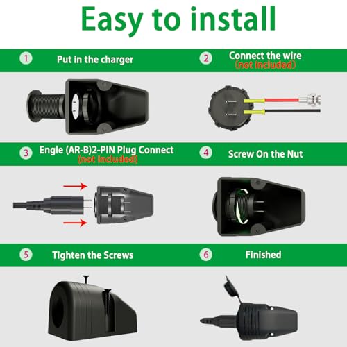 Image of 12V /24V 10900028 Threaded Socket Surface Mount Outlet, 12V Cigarette Lighter Splitter Outlet Power Socket Adapter Connector for Engel Fridge, 4WD 4x4 Camper Trailer Marine Boat Caravan