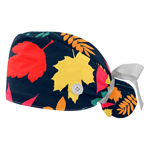 Chapeaux bouffants automne JDEZ : lot de 2 casquettes de travail ajustables mixtes