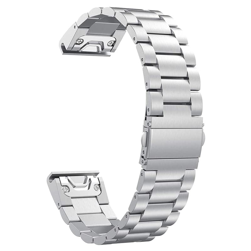 Bracelet Fenix 5 en acier inoxydable à ajustement rapide pour remplacer votre ancien silicone