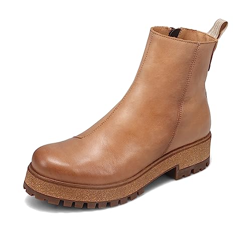 Taos Downtown Women's Boots - Stylish and Classic Design for Everyday Fashion - Easy On-Off Size Zipper - Curves & Pods Removable Footbed with Arch Support