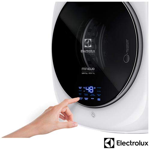 Mini Máquina de Lavar e Secar Electrolux Mini Duo Compacta de Parede com Água Quente (LSE03) 127V