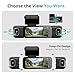 BOTSLAB 3K 4 Channel Dash Cam, 560° All-Sides View, Front and Rear Inside Car Camera with 3.18”Touch Screen, Dash Camera 24/7 Parking Mode, Built-in GPS 5.8GHz WiFi Voice Control, Free 128GB Card