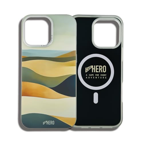 iPhone 16 Pro Case with Stand MagSafe-Compatible Shockproof Cover Drop Protection Slim Fit Dune by CaseHERO