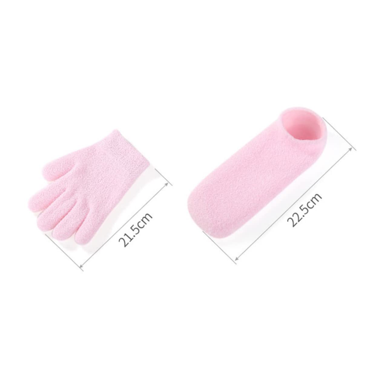 FOMIYES 1 Pair Moisturizing Gel Socks for Foot Care No Wash Skin Treatment Comfortable Skin Friendly for Home Professional Use Present for Women Pink
