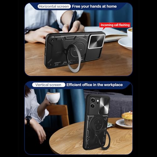 Coque Vivo V29 5G avec support magnétique pour grilles d'aération - 3